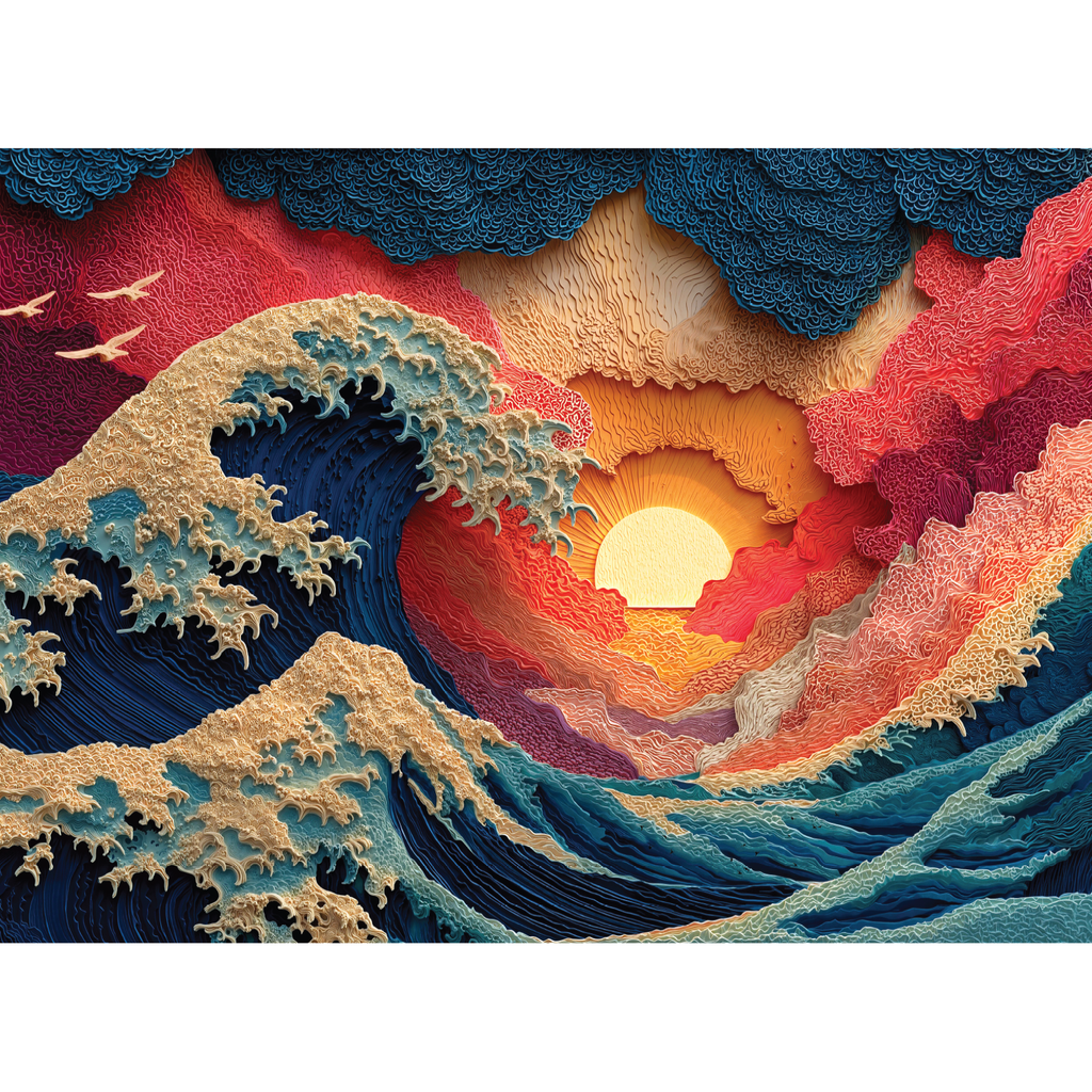 Great Wave Puzzle